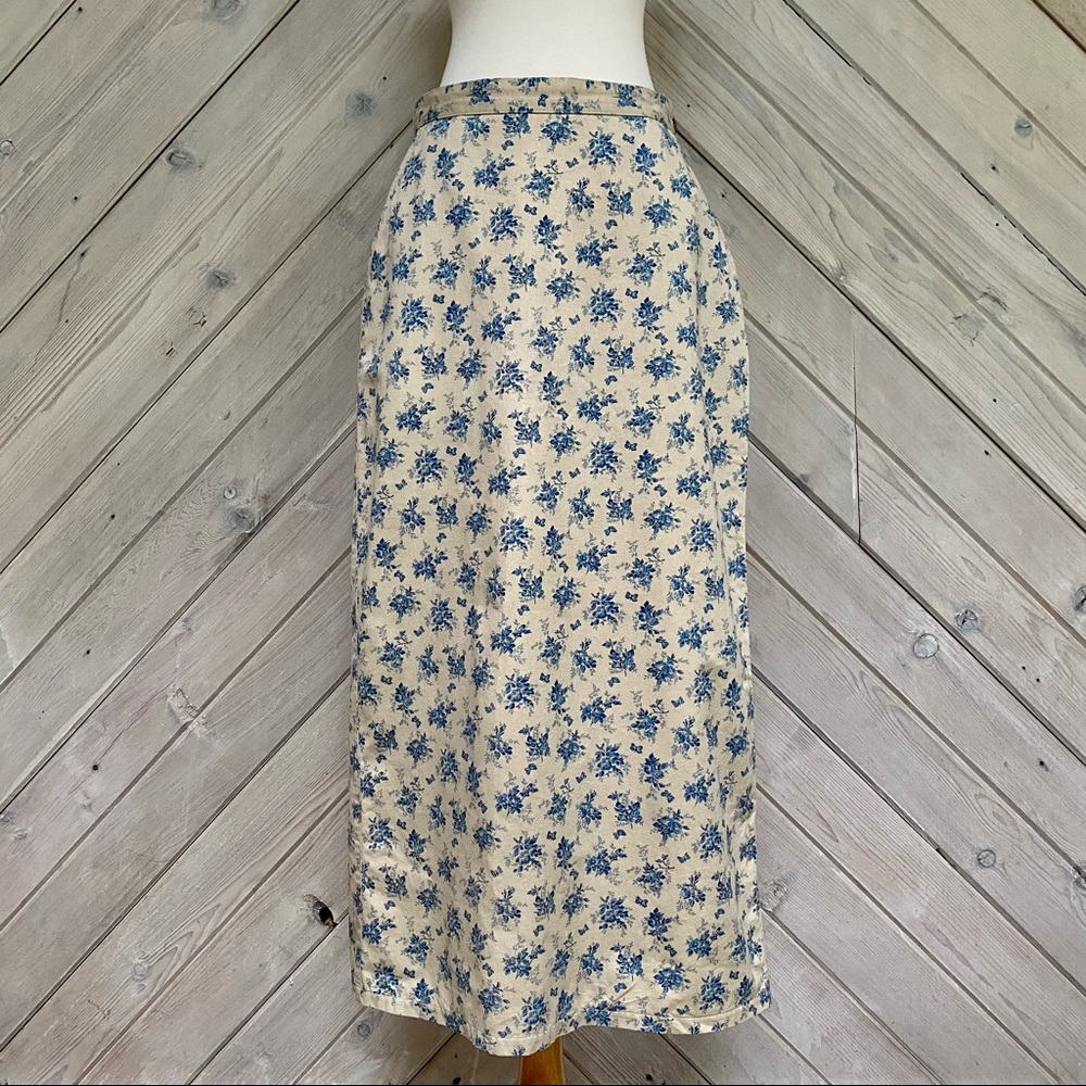 Vintage Liz Claiborne Floral Maxi Skirt